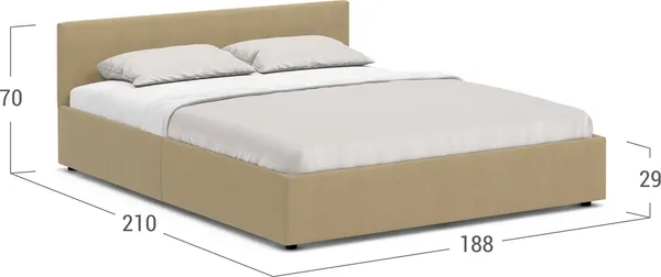 Изображение товара Двуспальная кровать Moon Family 1250 / MF005967