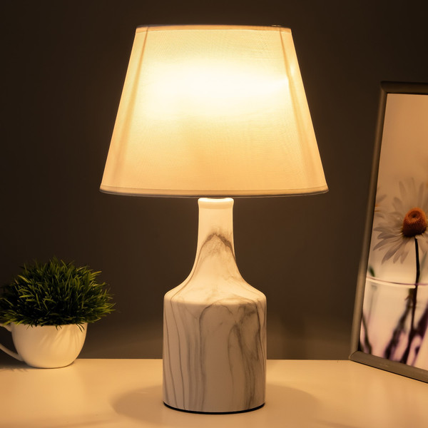 Изображение товара Прикроватная лампа Risalux Изель 9803561 (белый/серый)