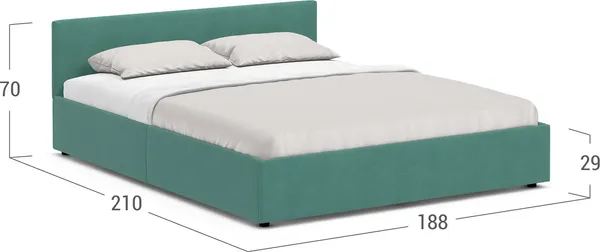 Изображение товара Двуспальная кровать Moon Family 1250 / MF009885