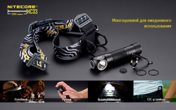 Изображение товара Фонарь Nitecore HC33