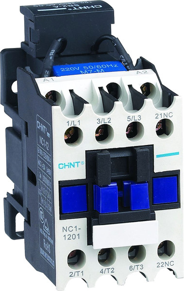 Изображение товара Контактор Chint NC1-1201 12А 400В AC 1НЗ AC-3 (R) / 221143