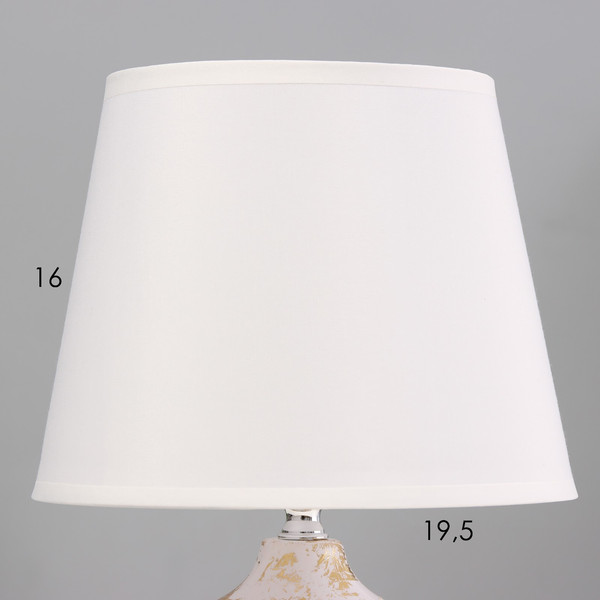 Изображение товара Прикроватная лампа Risalux Паттио 9680028 (белый/золото)