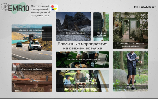Изображение товара Ультразвуковой отпугиватель Nitecore EMR10