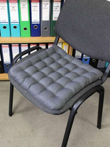 Изображение товара Подушка на стул MATEX Ecology Seat / 34-056 (темно-серый)