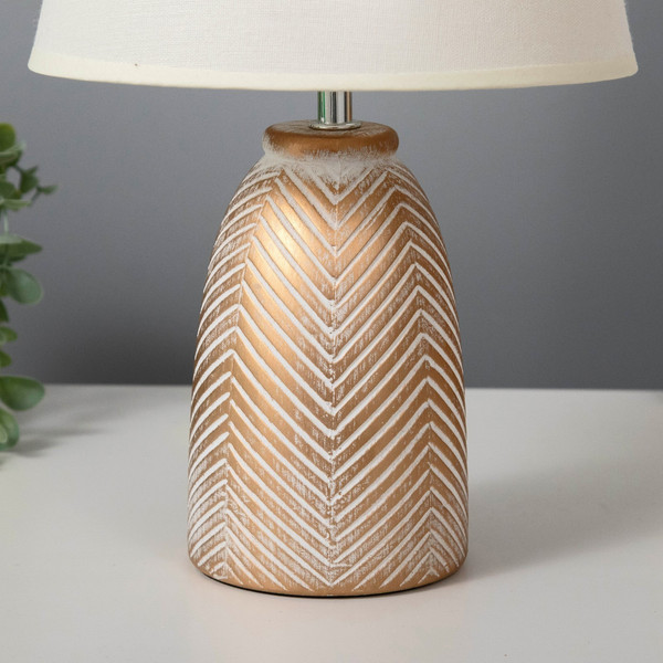 Изображение товара Прикроватная лампа Risalux Диана 9036227 (белый с золотой патиной)