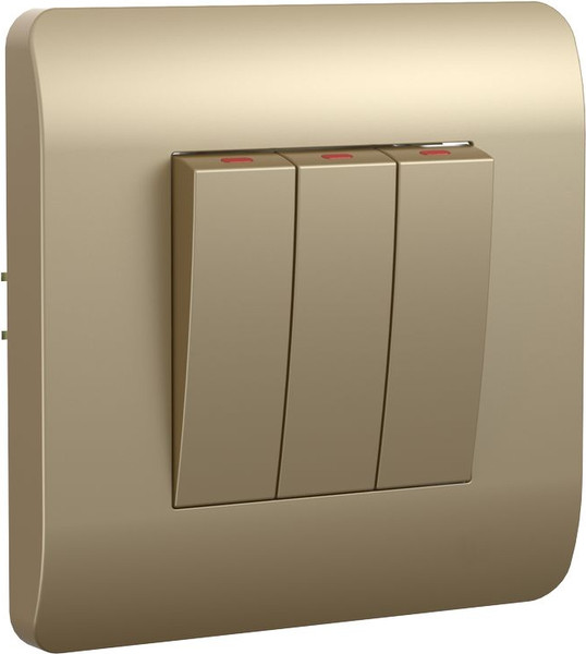 Изображение товара Выключатель Chint NEW3-E 10А / 431461 (шампань)