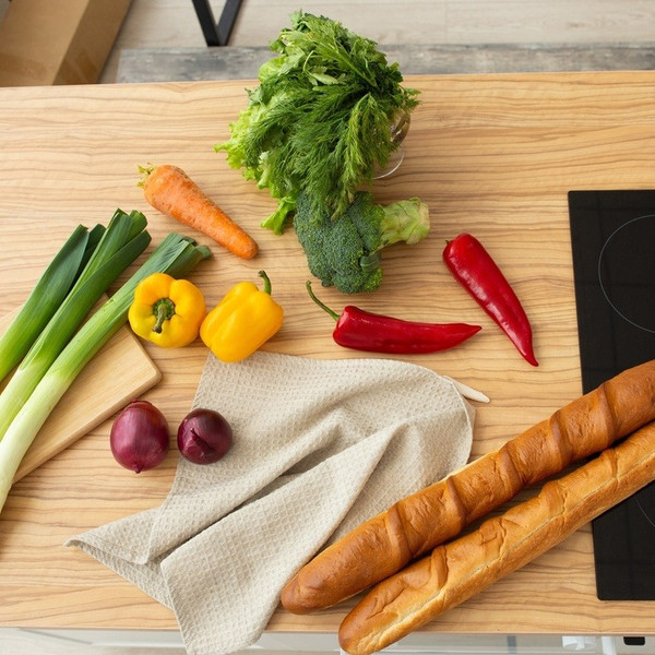 Изображение товара Полотенце Sima-Land Home Moon 40x70 / 10265898 (серо-бежевый)