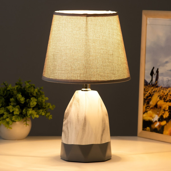 Изображение товара Прикроватная лампа Risalux Адели 9925591 (белый/серый)