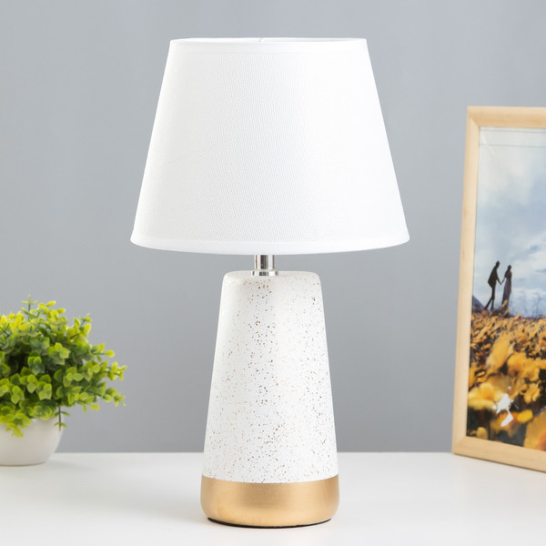 Изображение товара Прикроватная лампа Risalux Адриен 9925597 (белый/золото)