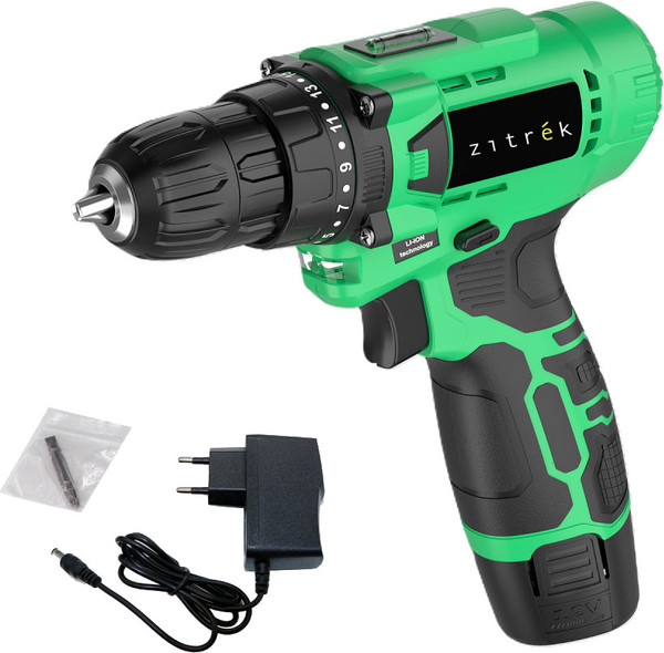 Изображение товара Аккумуляторная дрель-шуруповерт Zitrek Green Li Plus / 083-1021