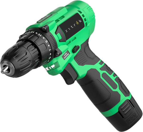 Изображение товара Аккумуляторная дрель-шуруповерт Zitrek Green Li Plus / 083-1021