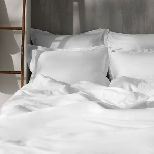 Изображение товара Пододеяльник Sima-Land Home Tencel 180x220 / 10285331 (белый)