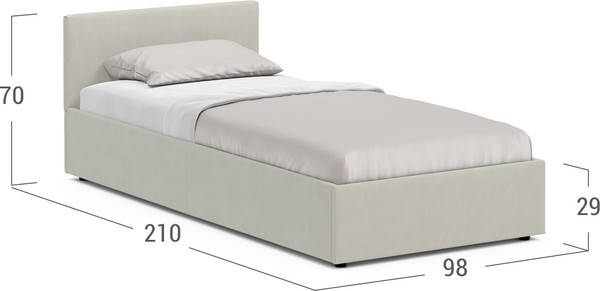 Изображение товара Односпальная кровать Moon Family 1250 / MF005898