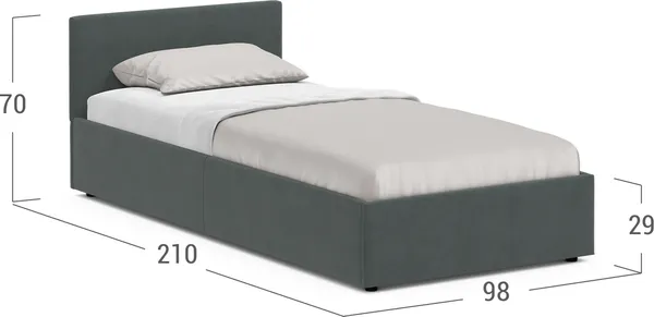 Изображение товара Односпальная кровать Moon Family 1250 / MF006038
