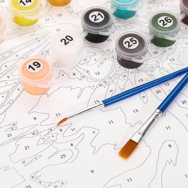 Изображение товара Картина по номерам MultiArt Котики / CANV40X50-115968