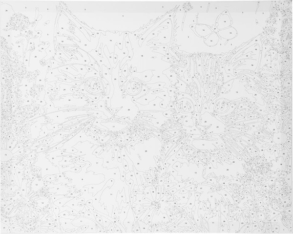 Изображение товара Картина по номерам MultiArt Котики / CANV40X50-115968