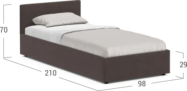 Изображение товара Односпальная кровать Moon Family 1250 / MF005998