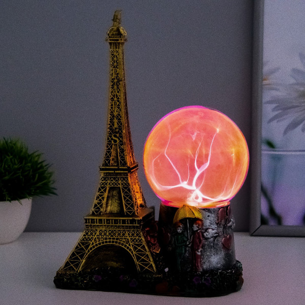 Изображение товара Декоративное освещение Risalux Плазменный шар Эйфелева башня 3924302