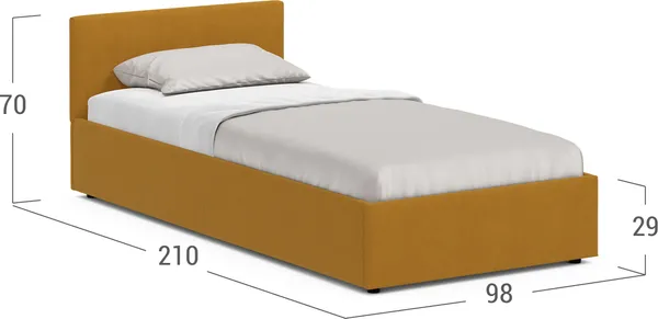 Изображение товара Односпальная кровать Moon Family 1250 / MF009986
