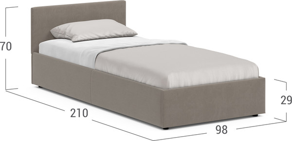 Изображение товара Односпальная кровать Moon Family 1250 / MF009996