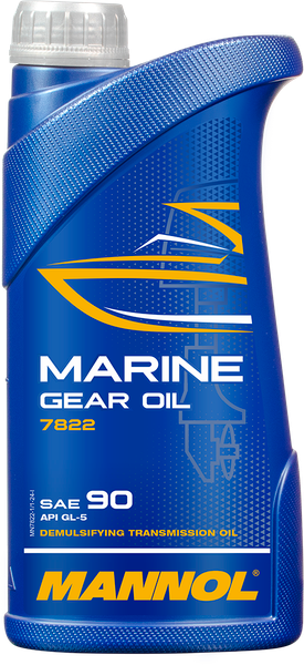 Изображение товара Трансмиссионное масло Mannol 7822 Marine Gear Oil 90 API GL-5 / 58195 (1л)