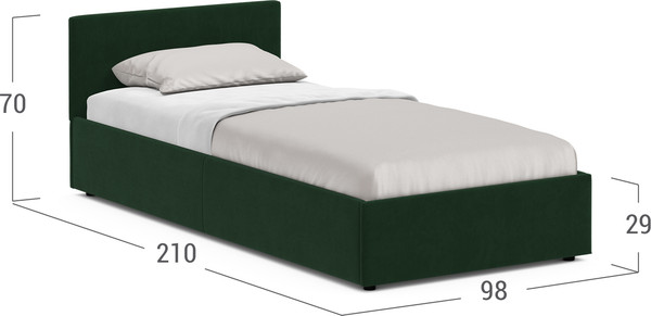 Изображение товара Односпальная кровать Moon Family 1250 / MF008101