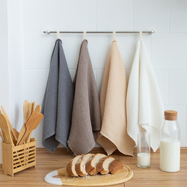 Изображение товара Полотенце Sima-Land Home Linen 38x65 / 10265899 (серый)