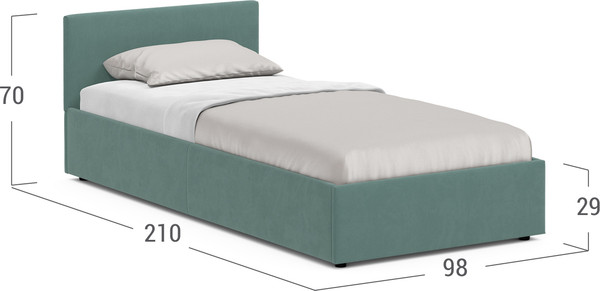 Изображение товара Односпальная кровать Moon Family 1250 / MF005928