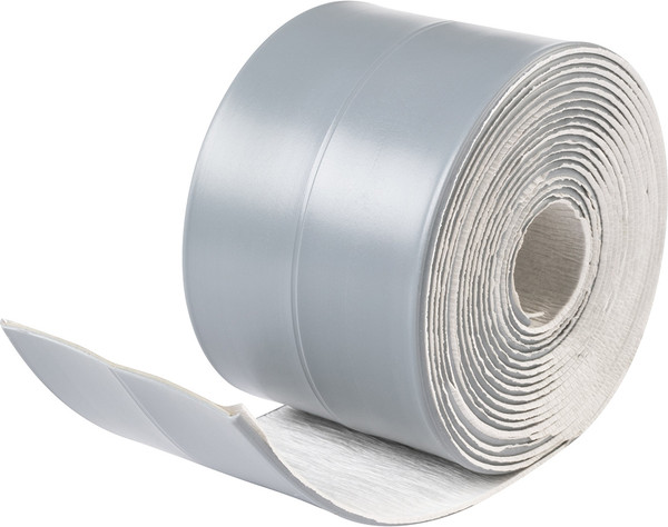 Изображение товара Лента бордюрная самоклеящаяся Аккурат Для раковин и ванн 60ммx3.35м (серый)