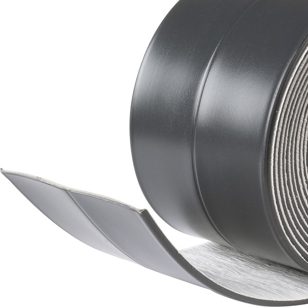 Изображение товара Лента бордюрная самоклеящаяся Аккурат Для раковин и ванн 60ммx3.35м (графит)