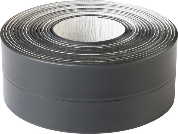 Изображение товара Лента бордюрная самоклеящаяся Аккурат Для раковин и ванн 38ммx3.35м (графит)