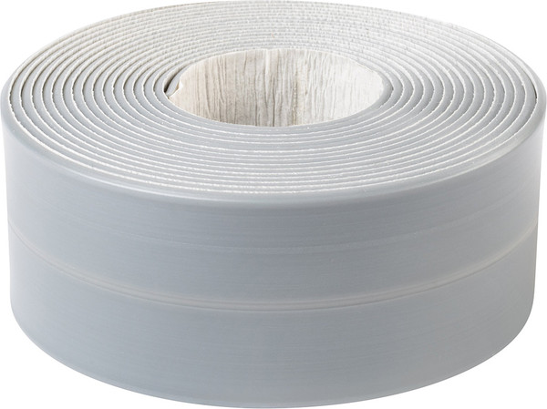 Изображение товара Лента бордюрная самоклеящаяся Аккурат Для раковин и ванн 38ммx3.35м (серый)