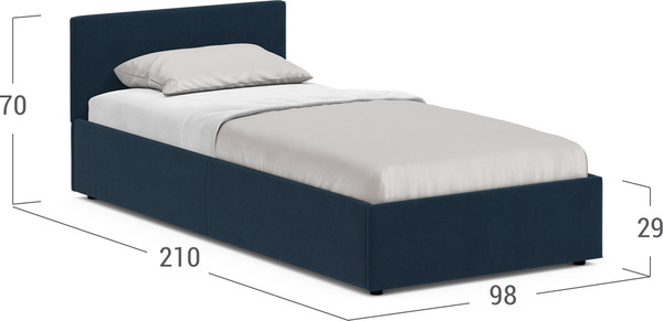 Изображение товара Односпальная кровать Moon Family 1250 / MF006048