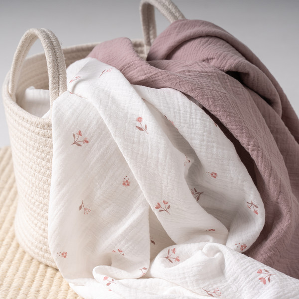 Изображение товара Набор пеленок детских Perina КМП.2-10-1.8х2.6 (лето розовое/мокко)