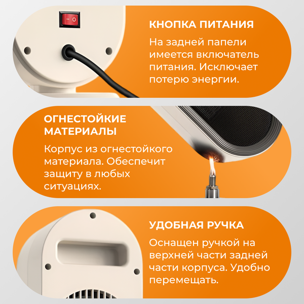 Изображение товара Тепловентилятор Sundays Home 652100060A