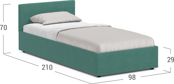 Изображение товара Односпальная кровать Moon Family 1250 / MF006019