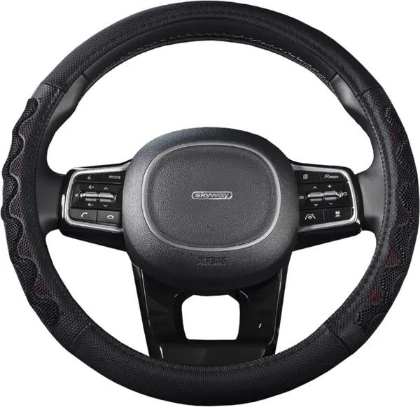 Изображение товара Оплетка на руль Skyway Racer 2 M / S01102416 (черный/красный)
