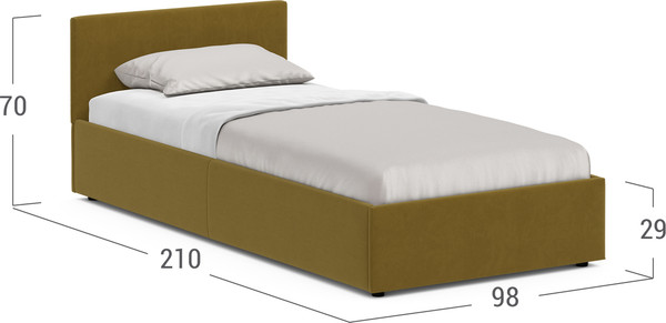 Изображение товара Односпальная кровать Moon Family 1250 / MF008042
