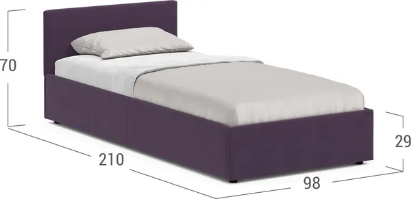 Изображение товара Односпальная кровать Moon Family 1250 / MF008012