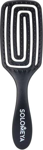 Изображение товара Расческа Solomeya Wet Detangler Mini Brush Rectangular Dark Chocolate / 14-2115 (c ароматом горького шоколада)