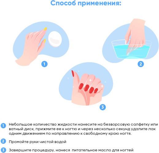 Изображение товара Жидкость для снятия лака Solomeya Odorless Moisture Nail Polish Remover / 14-2134 (60мл)