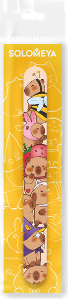 Изображение товара Пилка для ногтей Solomeya Capybaras Nail File 180/220 / 06-808