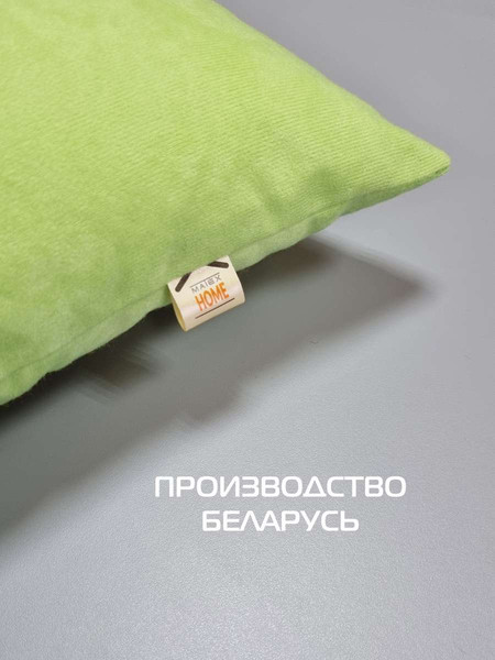 Изображение товара Подушка декоративная MATEX Velours / 37-064 (фисташковый)