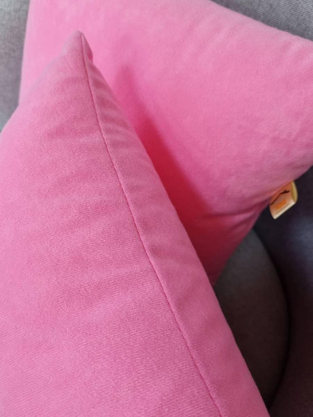 Изображение товара Подушка декоративная MATEX Velours / 37-095 (светло-розовый)