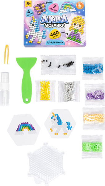 Изображение товара Развивающая игра Десятое королевство Аквамозаика. Для девочек / 05553