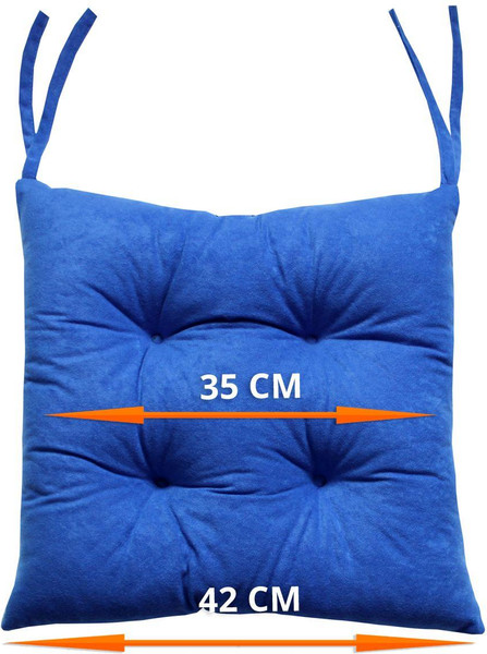 Изображение товара Подушка на стул MATEX Velours / 30-553 (синий)