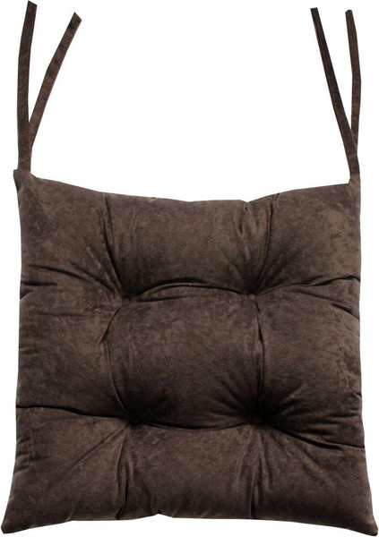 Изображение товара Подушка на стул MATEX Velours / 34-292 (темно-коричневый)
