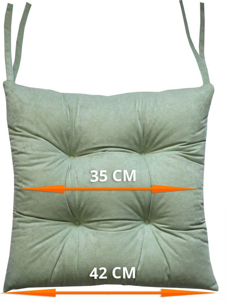 Изображение товара Подушка на стул MATEX Velours / 37-590 (мятный)