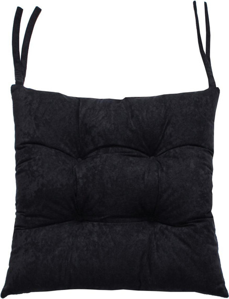 Изображение товара Подушка на стул MATEX Velours / 30-607 (черный)