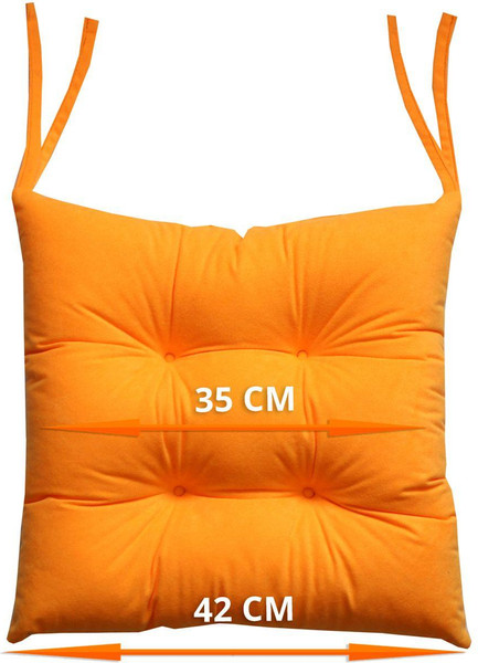 Изображение товара Подушка на стул MATEX Velours / 43-157 (абрикосовый)